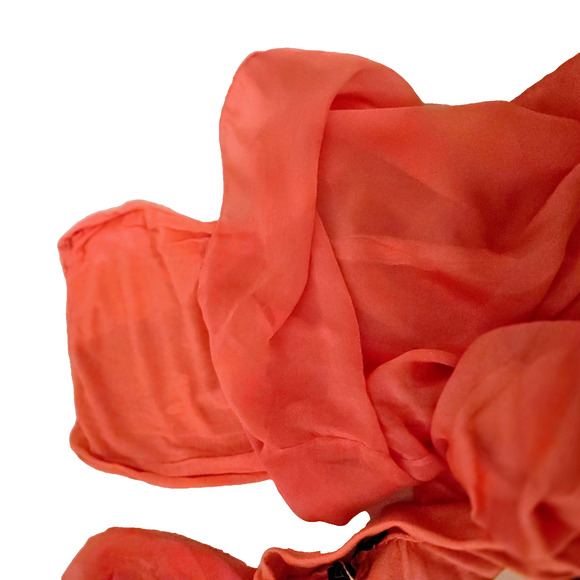 NWT LOLA Made In Italy Viscose Silk Blend Shiffon Flowy Palazoo Pants Small - Picture 5 of 13